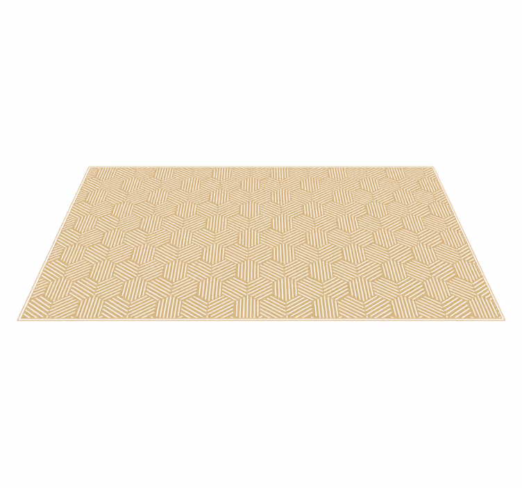 Vinyl Teppich geometrisch fischgrät-eleganz - TenStickers