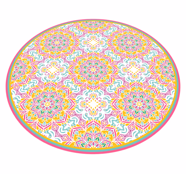 Vinyl Teppich Mandala kreisförmiges mandala - TenStickers
