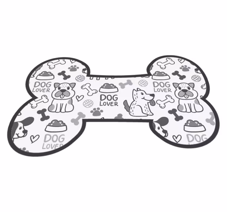 Vinylteppich Tiere zeichnungen von hunden - TenStickers