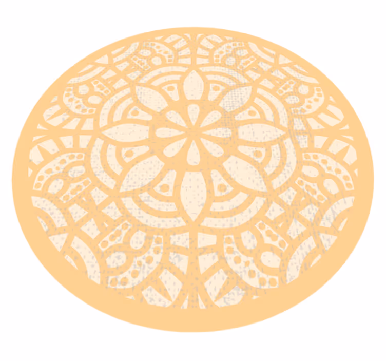 Vinyl Teppich Mandala mandala motiv kreis - TenStickers