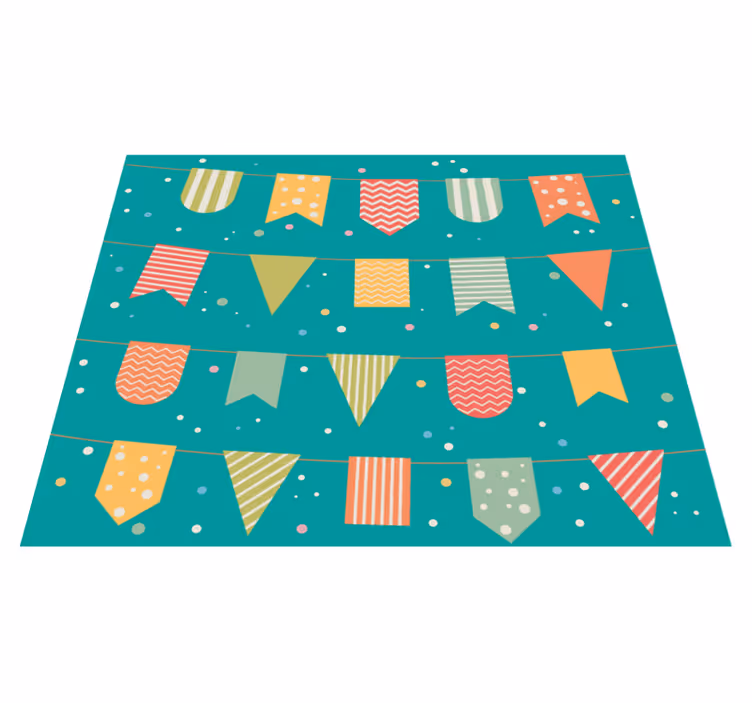 Vinyl Teppich Kinder festliche ammer - TenStickers