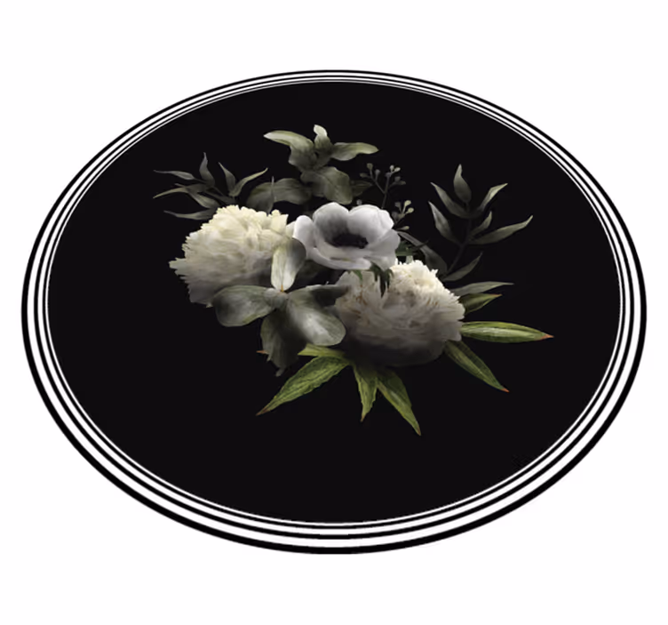 Vinylteppich Blumen Alte blumen - TenStickers