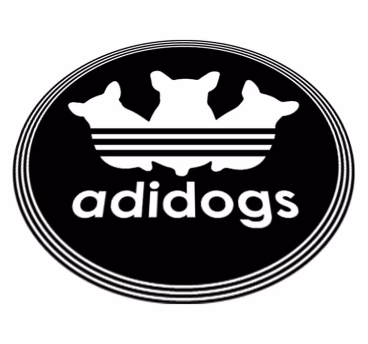 Vinylteppich Tiere Adidogs - TenStickers