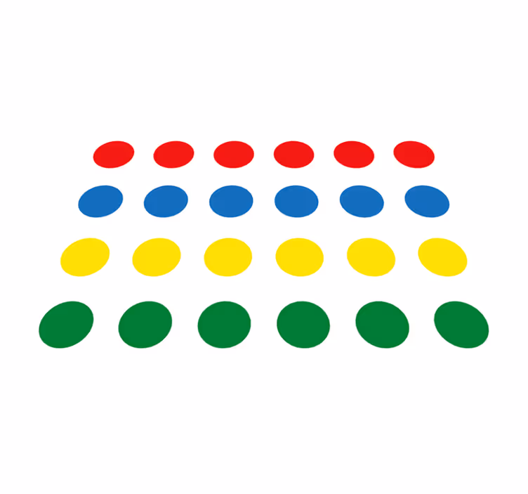 Vinylteppich spiele Vinyl teppich twister - TenStickers