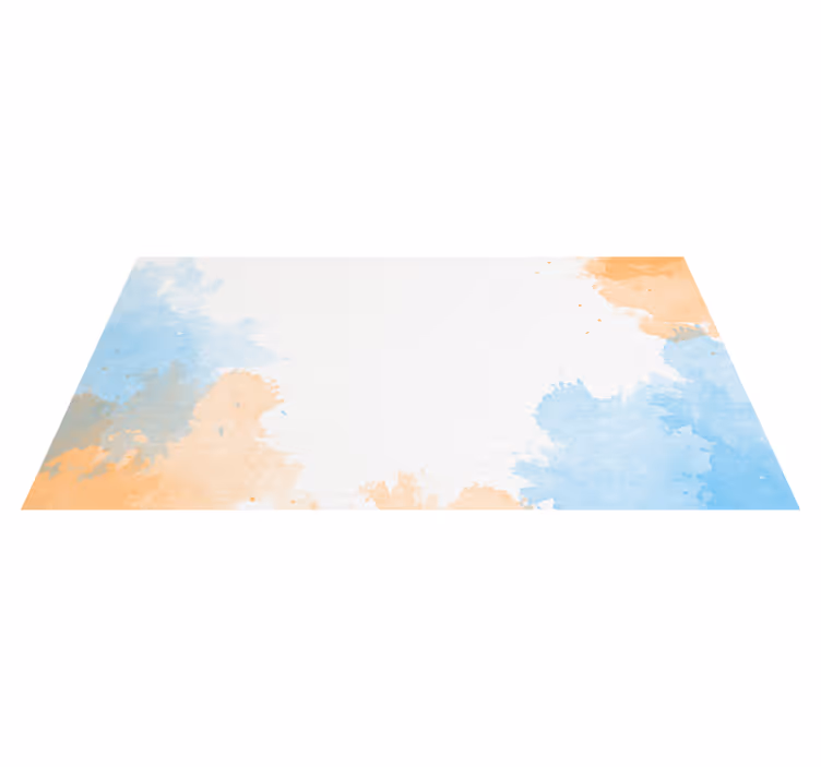 Vinyl Teppich Natur abstrakte wolkenlandschaft - TenStickers