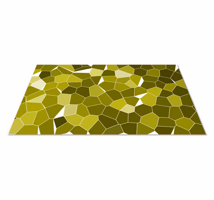 Vinyl Teppich Küche geometrische küche - TenStickers