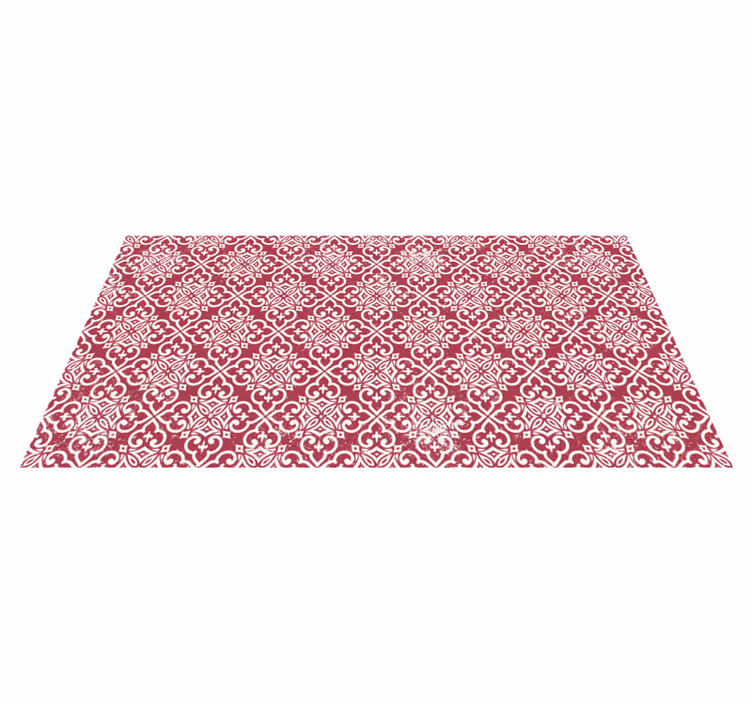 Vinylteppich Vintage Marokkanisches rot - TenStickers