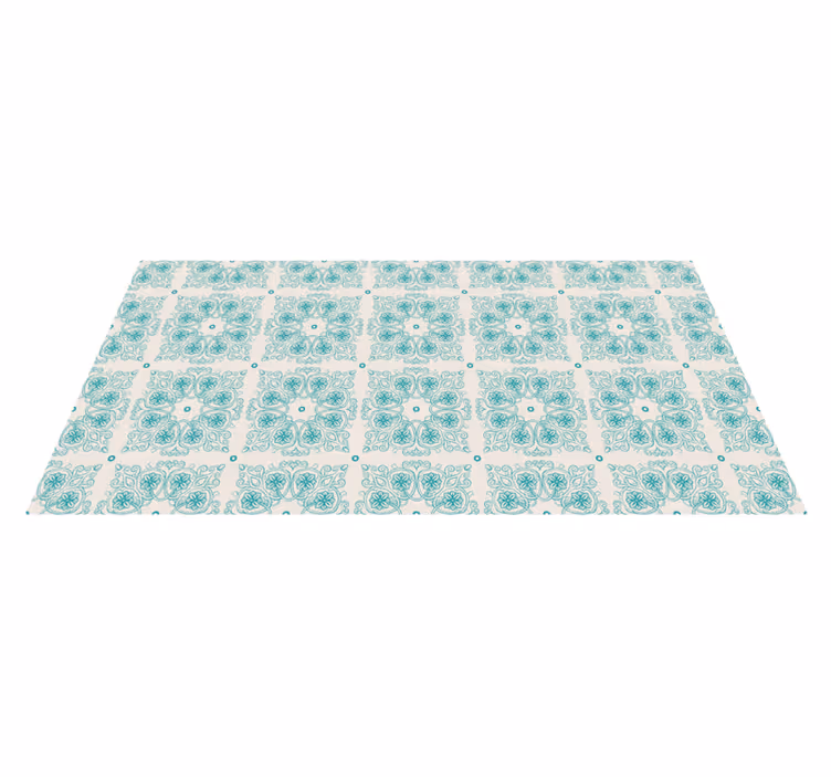 Vinyl Teppich Mosaik mosaik-mandala-design - TenStickers