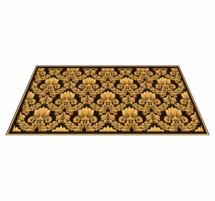 Vinyl Teppich Textur barocke ornamentik - TenStickers