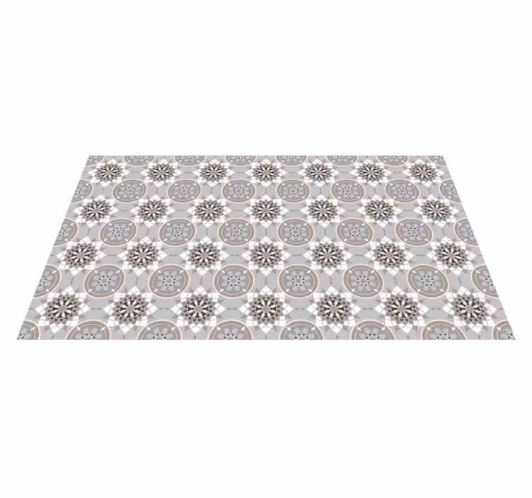 Vinyl Teppich Mosaik mosaik-kaleidoskop - TenStickers