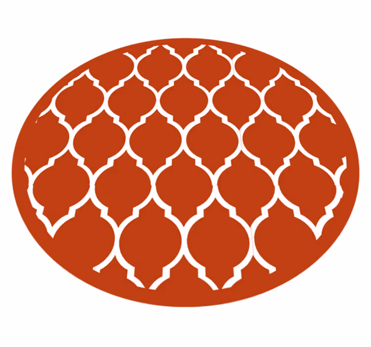 Vinyl Teppich geometrisch geometrisches gitter - TenStickers