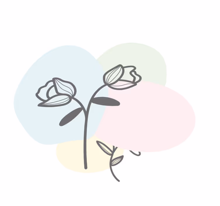 Vinylteppich modern Beija flor - TenStickers
