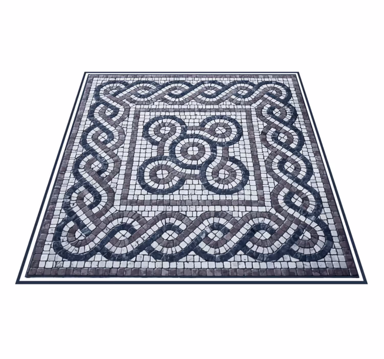 Vinyl Teppich Mosaik mosaik kompliziertes design - TenStickers