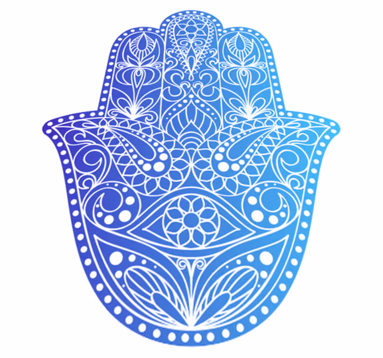 Vinyl Teppich Mandala mandala inspiriertes dekor - TenStickers