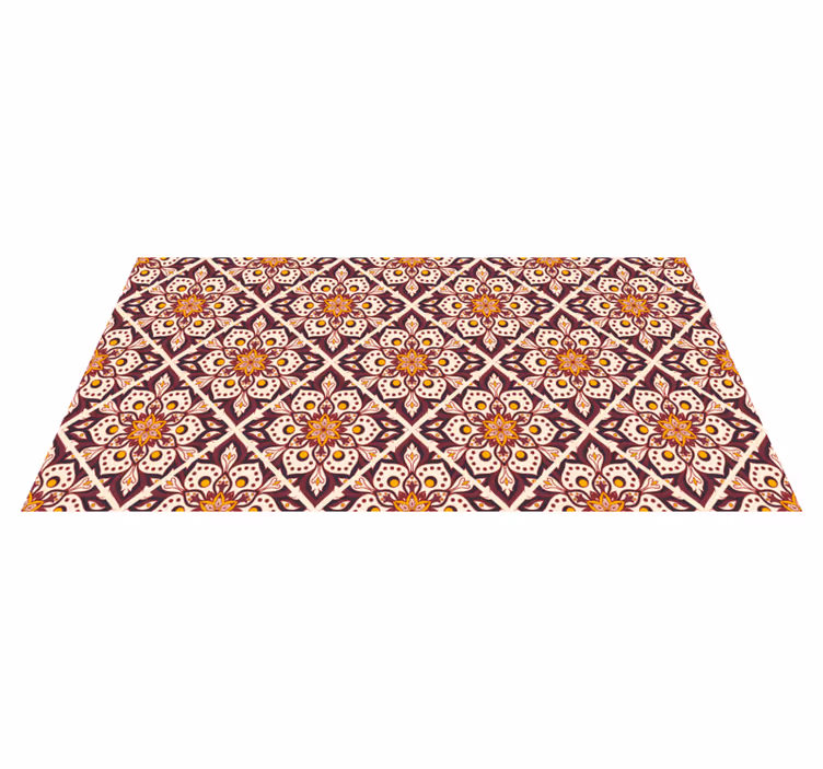 Vinyl Teppich Mosaik mosaik-mandala-muster - TenStickers