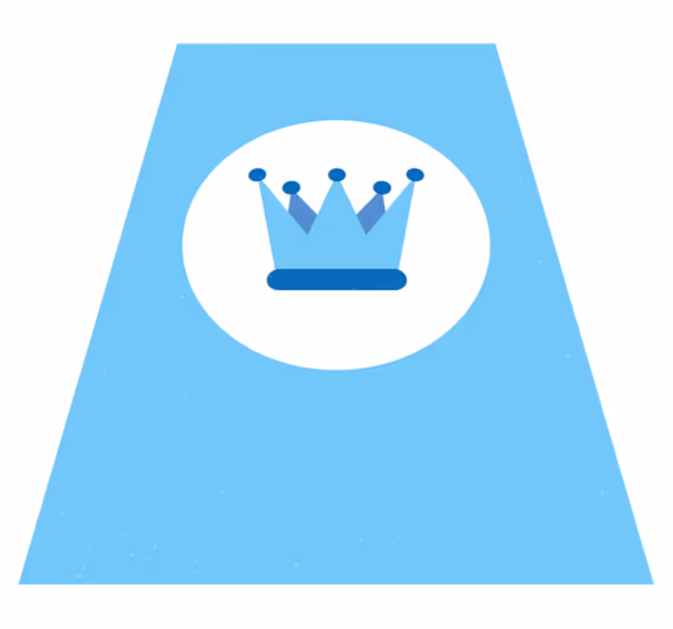 Vinyl Teppich Baby wappen der königskrone - TenStickers