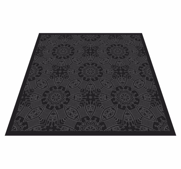 Vinyl Teppich Mandala komplizierte mandala-muster - TenStickers