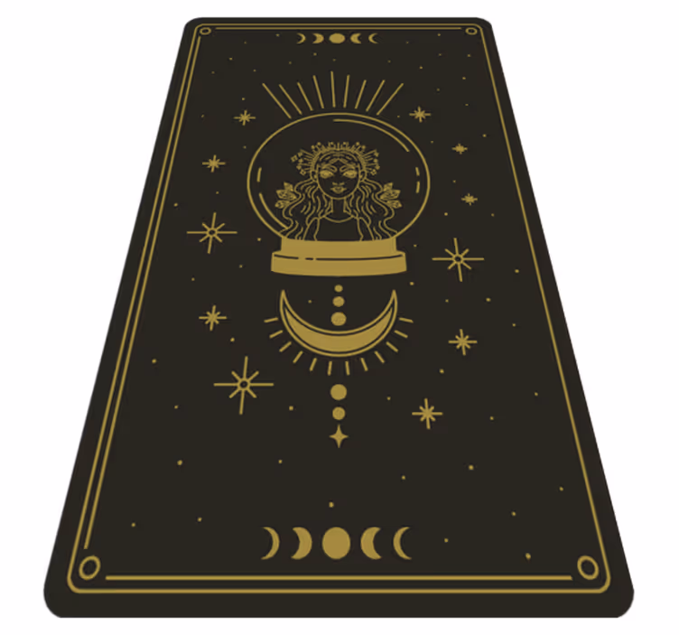 Vinyl Teppich Mandala himmlisches mandala - TenStickers