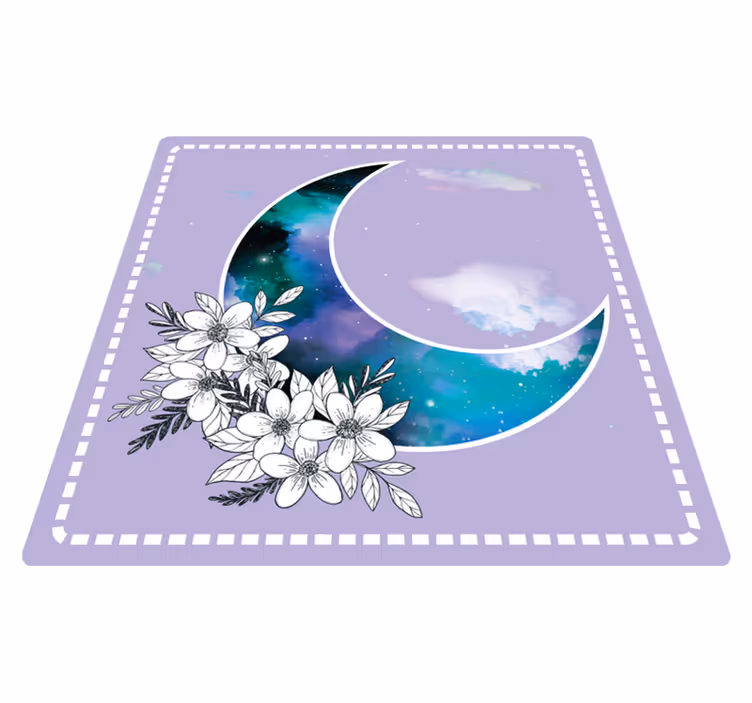 Vinyl Teppich Blumen himmlische blüten - TenStickers
