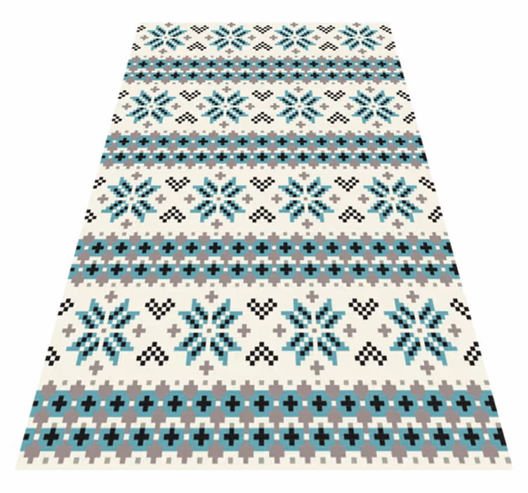 Vinyl Teppich Mandala ethnisches mandala-muster - TenStickers