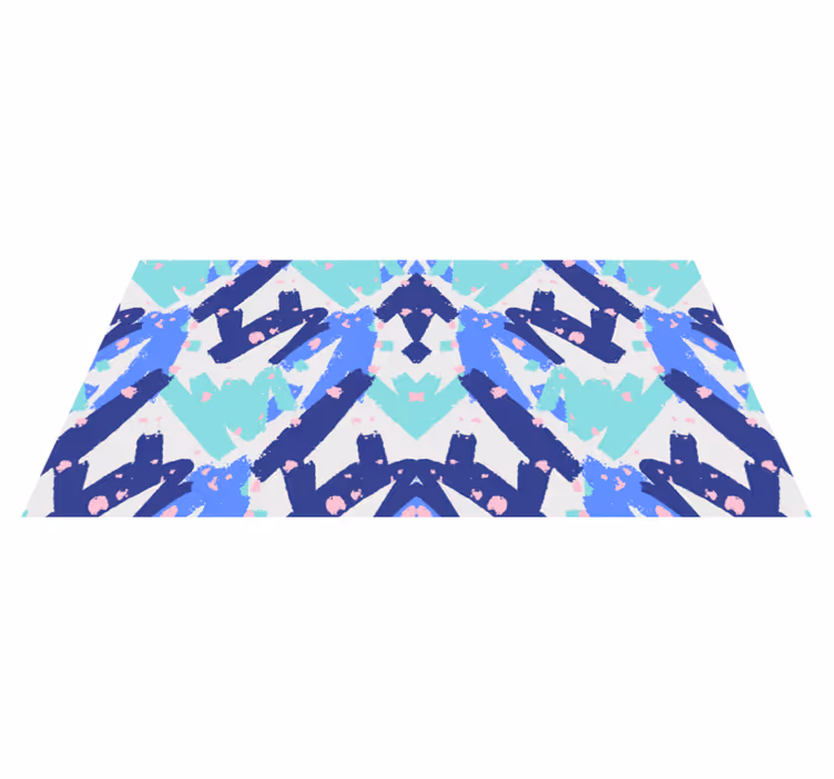 Vinyl Teppich Wohnzimmer abstraktes camouflage-muster - TenStickers