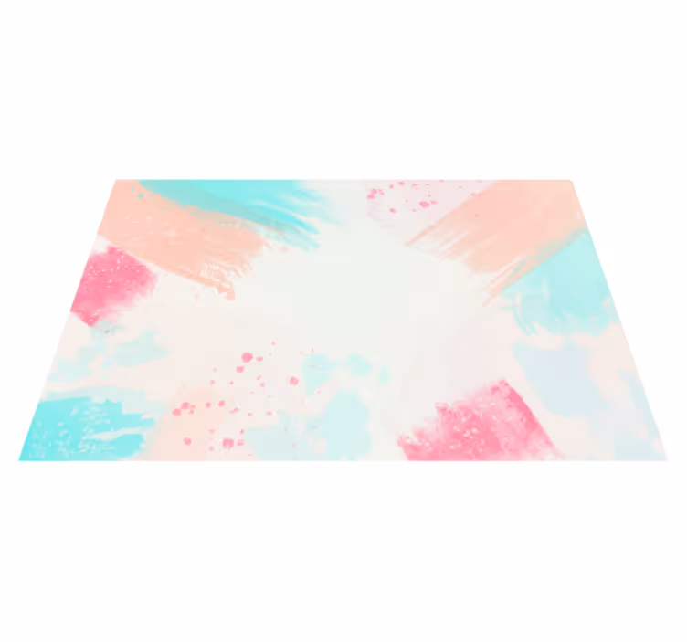 Vinylteppich modern Abstraktes buntes Design - TenStickers