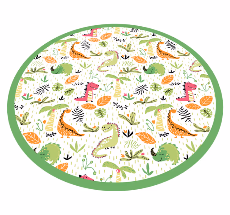 Vinylteppich Tiere Dinosaurier und andere tiermuster - TenStickers