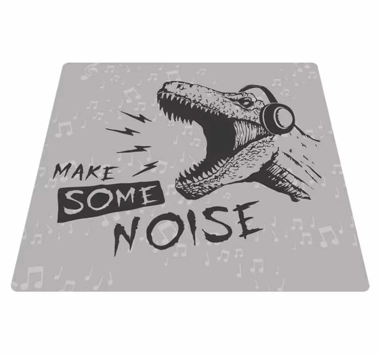 Vinylteppich kindlich dynamischer dinosauriersound - TenStickers