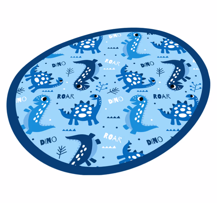 Vinylteppich kindlich dinosaurier-spielkreis - TenStickers