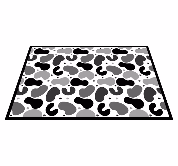 Vinyl Teppich Tiermuster kuhfell inspiriert - TenStickers