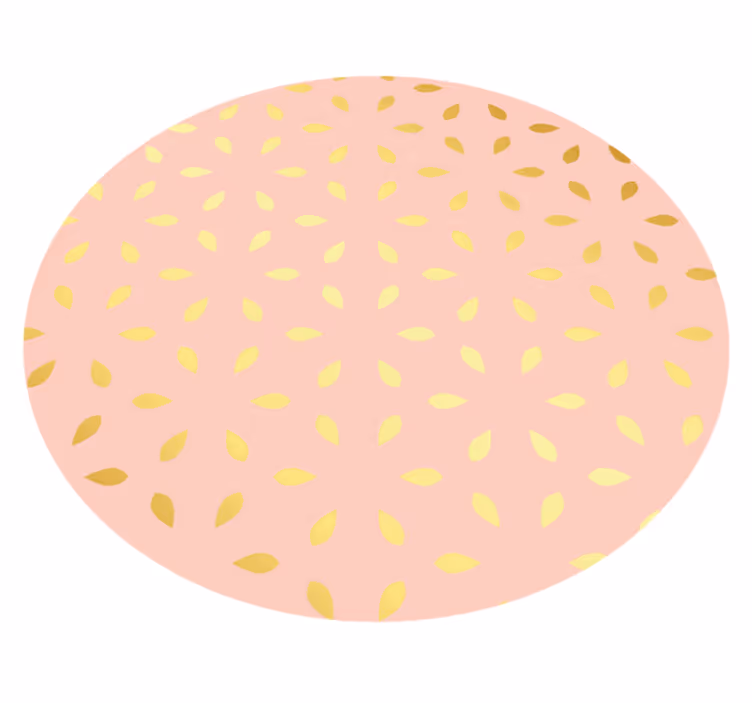 Vinyl Teppich Blumen pastell blütenblatt muster - TenStickers