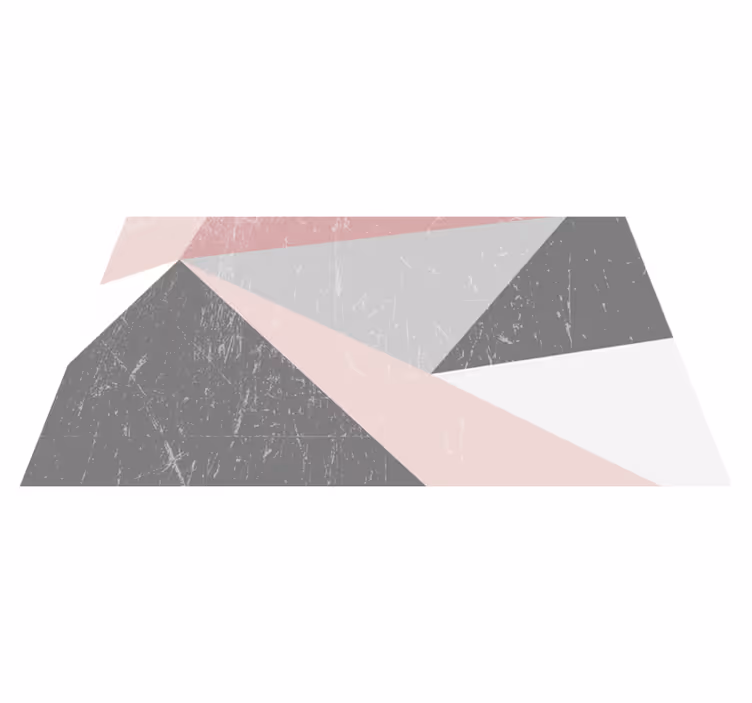 Vinyl Teppich geometrisch Überlagerung geometrischer formen - TenStickers