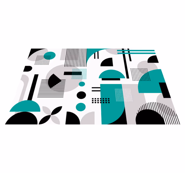 Vinylteppich geometrisch Moderne geometrische - TenStickers