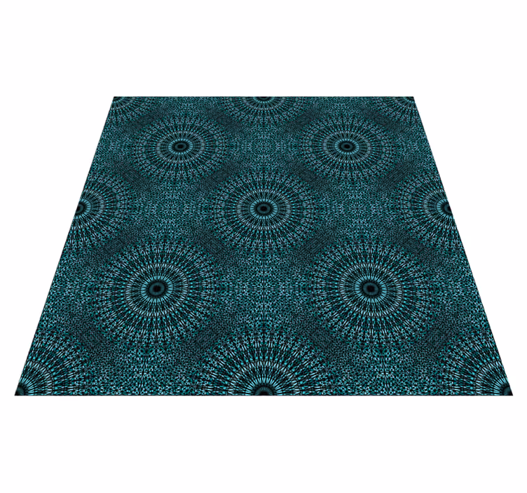 Vinyl Teppich Mandala mandala-ausstrahlung - TenStickers