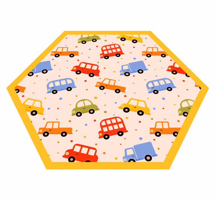 Vinylteppich kindlich spielerischer transport - TenStickers