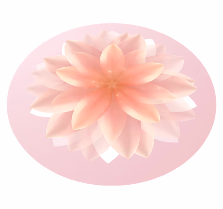 Vinyl Teppich Blumen blumen-tafelaufsatz - TenStickers