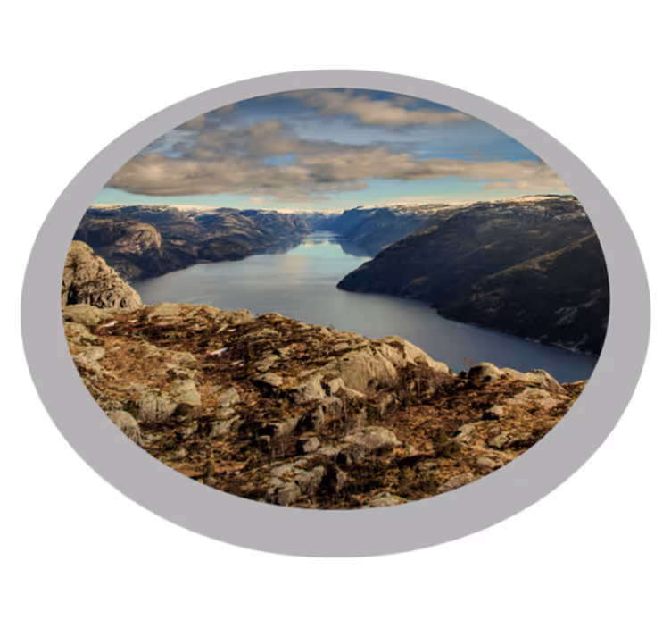 Vinyl Teppich Natur malerische landschaftsansicht - TenStickers