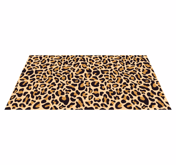 Vinylteppich Animal Print Leopardenmuster - TenStickers
