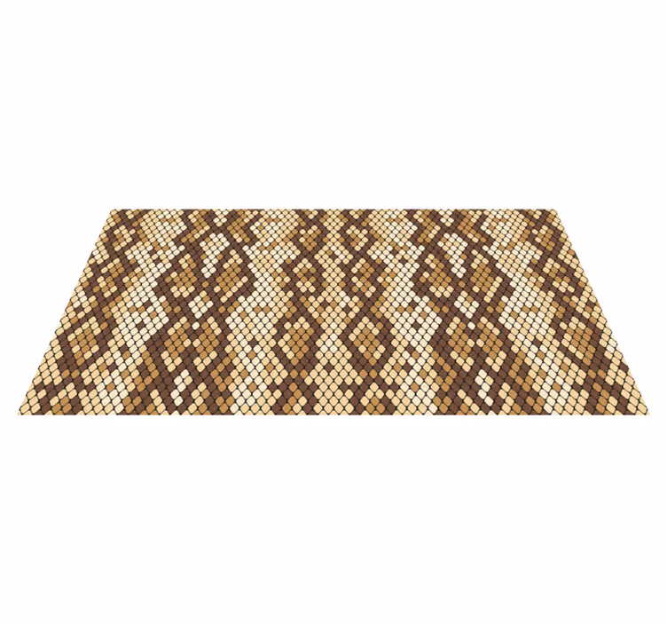Vinylteppich Holzoptik pixeliges mosaik - TenStickers