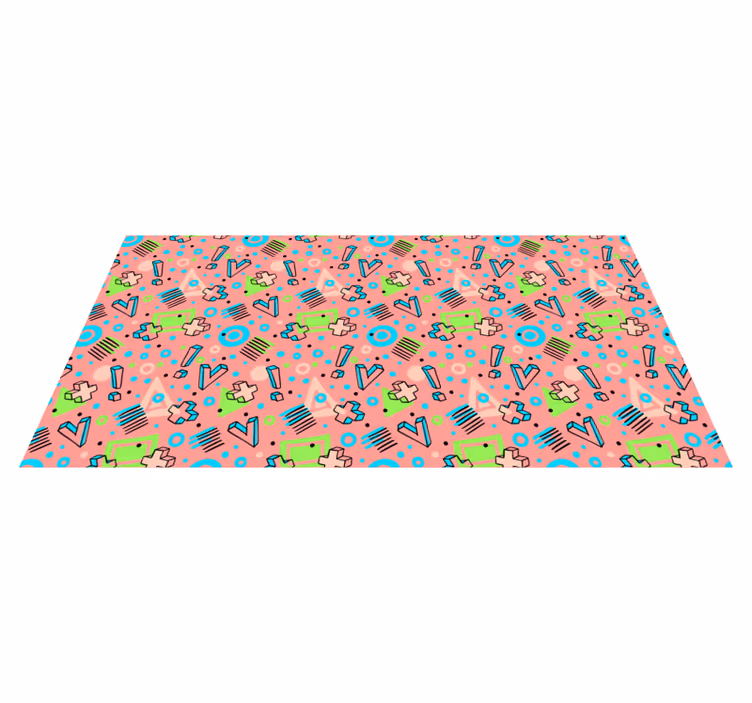 Vinylteppich kindlich verspielte geometrie - TenStickers