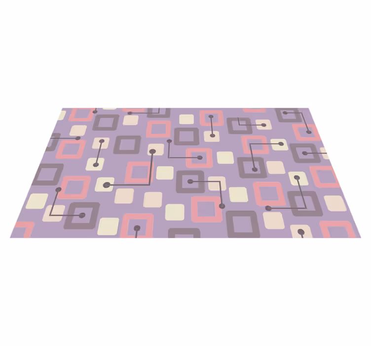Vinyl Teppich geometrisch geometrische schaltungen - TenStickers