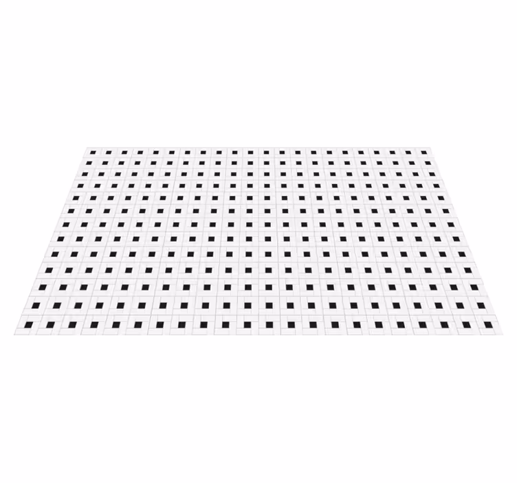 Vinyl Teppich Fliesenoptik karomuster-stil - TenStickers