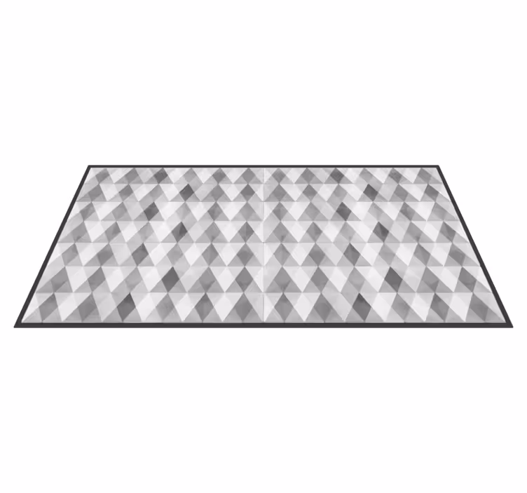 Vinyl teppich geometrisch dreiecks-muster - TenStickers