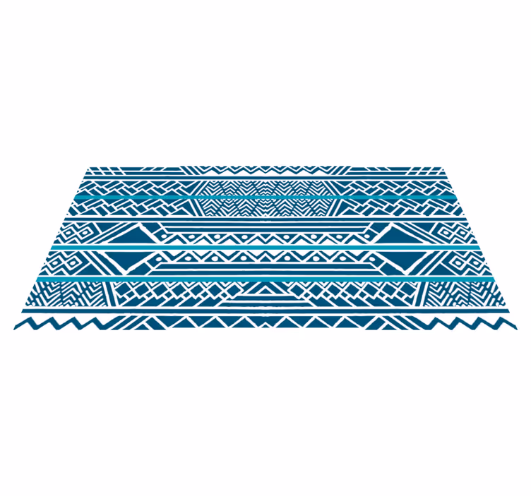 Vinylteppich gestreift Blaue zierstreifen - TenStickers