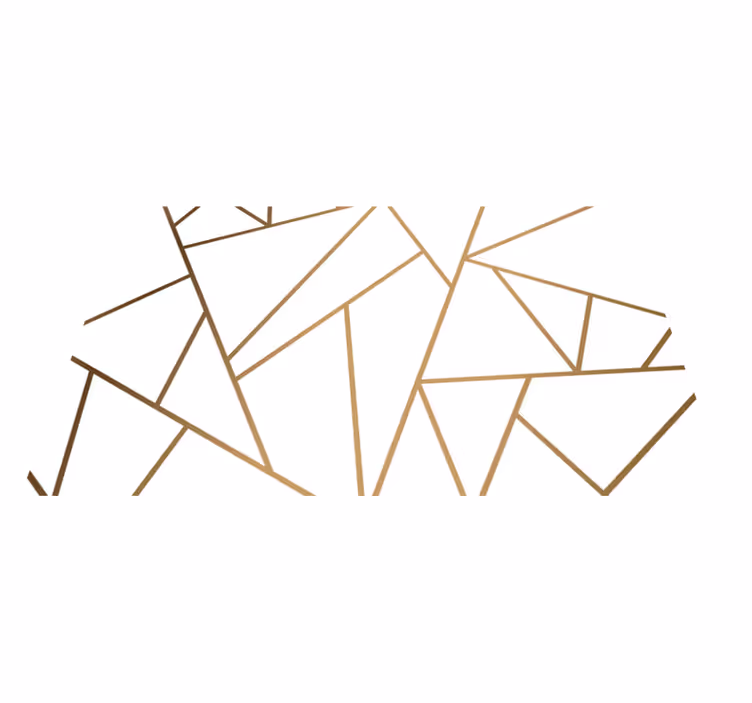 Vinyl Teppich Küche Geometrische marmorformen - TenStickers
