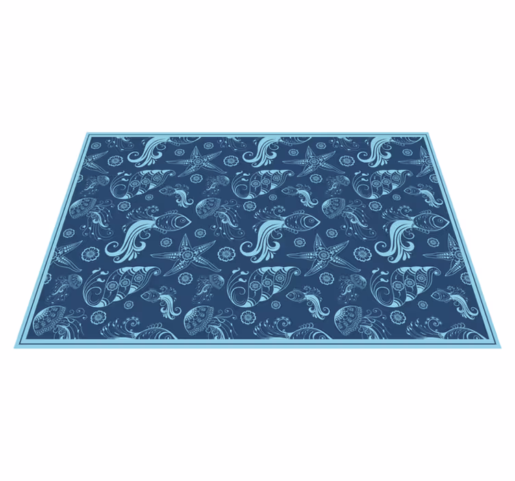 Vinyl teppich natur unterwasser motiv - TenStickers