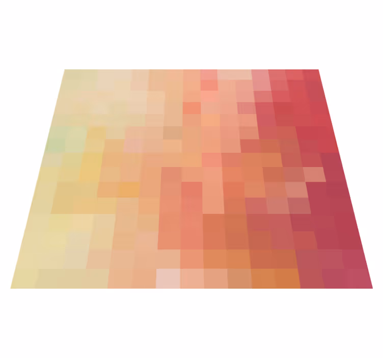 Vinylteppich Mosaik Mehrfarbige quadrate - TenStickers