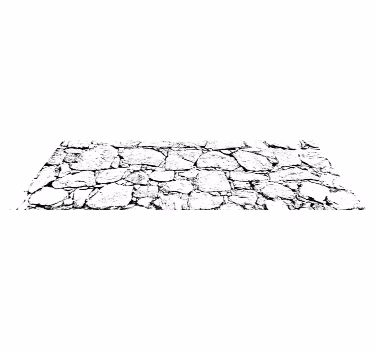 Vinylteppich Steine Gebrochener beton - TenStickers