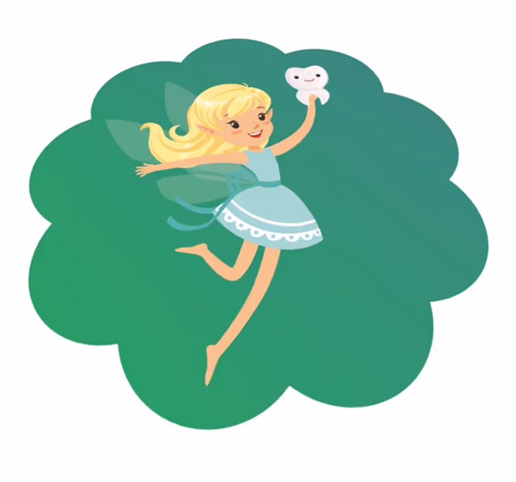 Vinyl Teppich Kinder zahnfee-fantasie - TenStickers