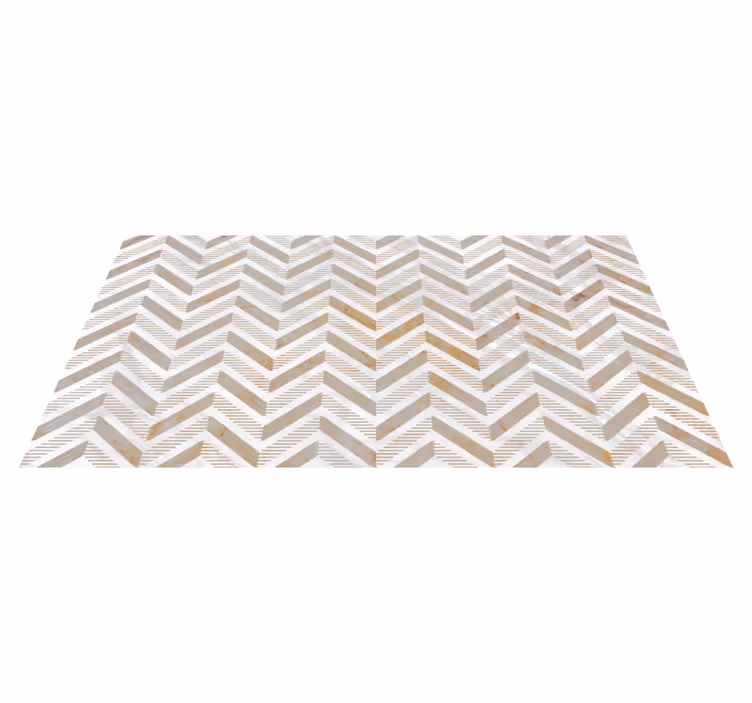 Vinyl Teppich Küche stilvoller chevron - TenStickers